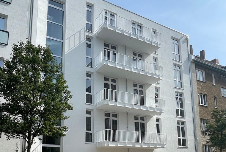 Moeblierte Apartments architecto: Fassade des Gebaeudes